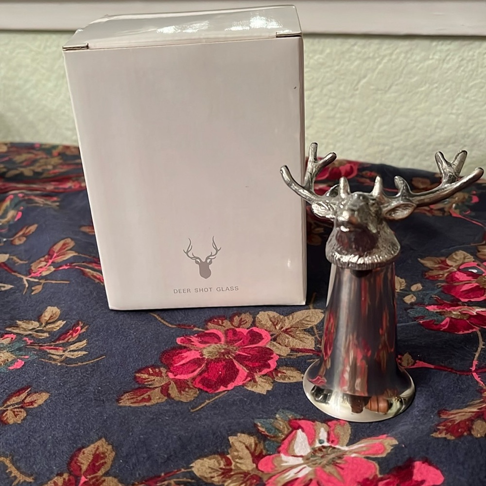 Stag shot glass
